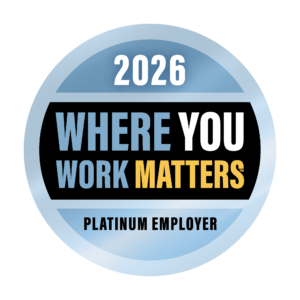 Where You Work Matters Platinum Overall Employer (Emoji) Badge
