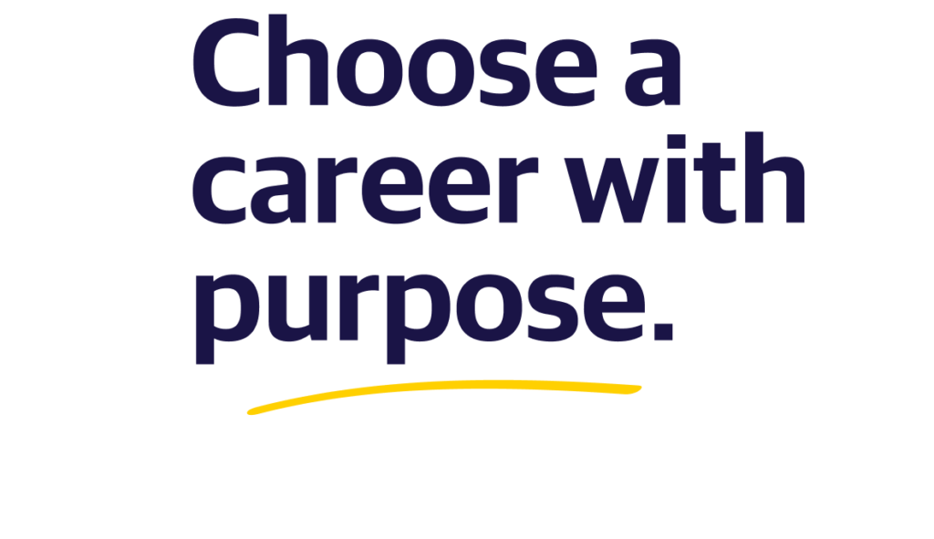 Choose a career with purpose
