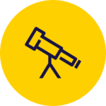 Line-drawing with a telescope